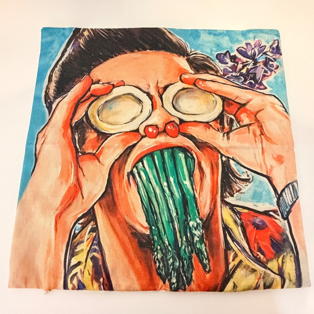 Ace Ventura Do I Have Something In My Teeth Pillow‎ Cover Fan Art Jim Carrey